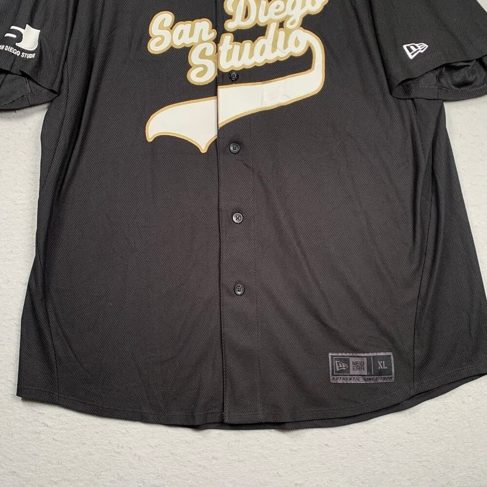 New Era San Diego Studio Jersey Men's XL Baseball Black MLB The Show 23 - Picture 5 of 14